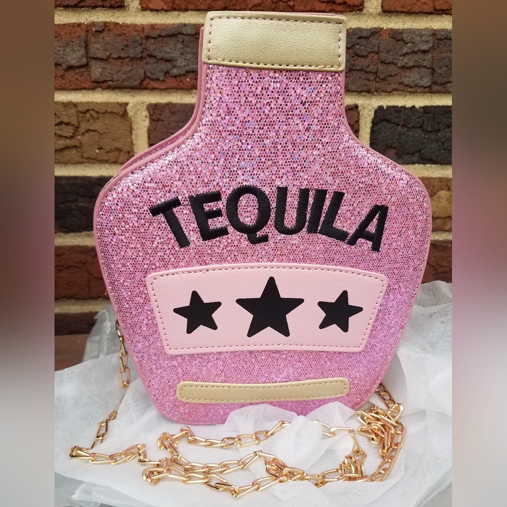 NWOT Novelty Tequila Crossbody Bag - Picture 3 of 11